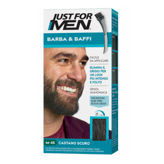 JUST FOR MEN BARBA E BAFFI COL.CASTANO SCURO