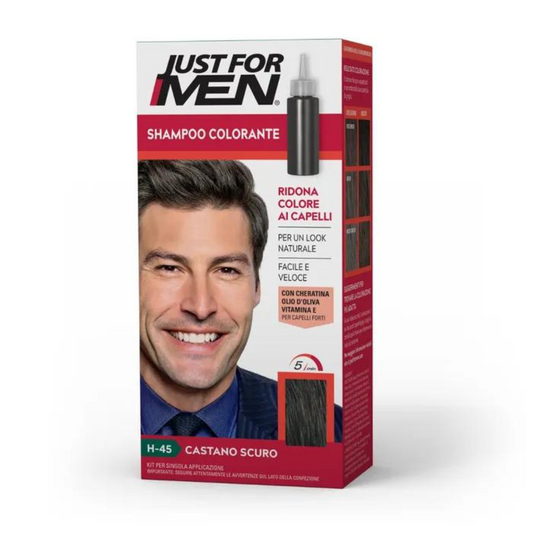 JUST FOR MEN SHAMPOO COL. CASTANO SCURO