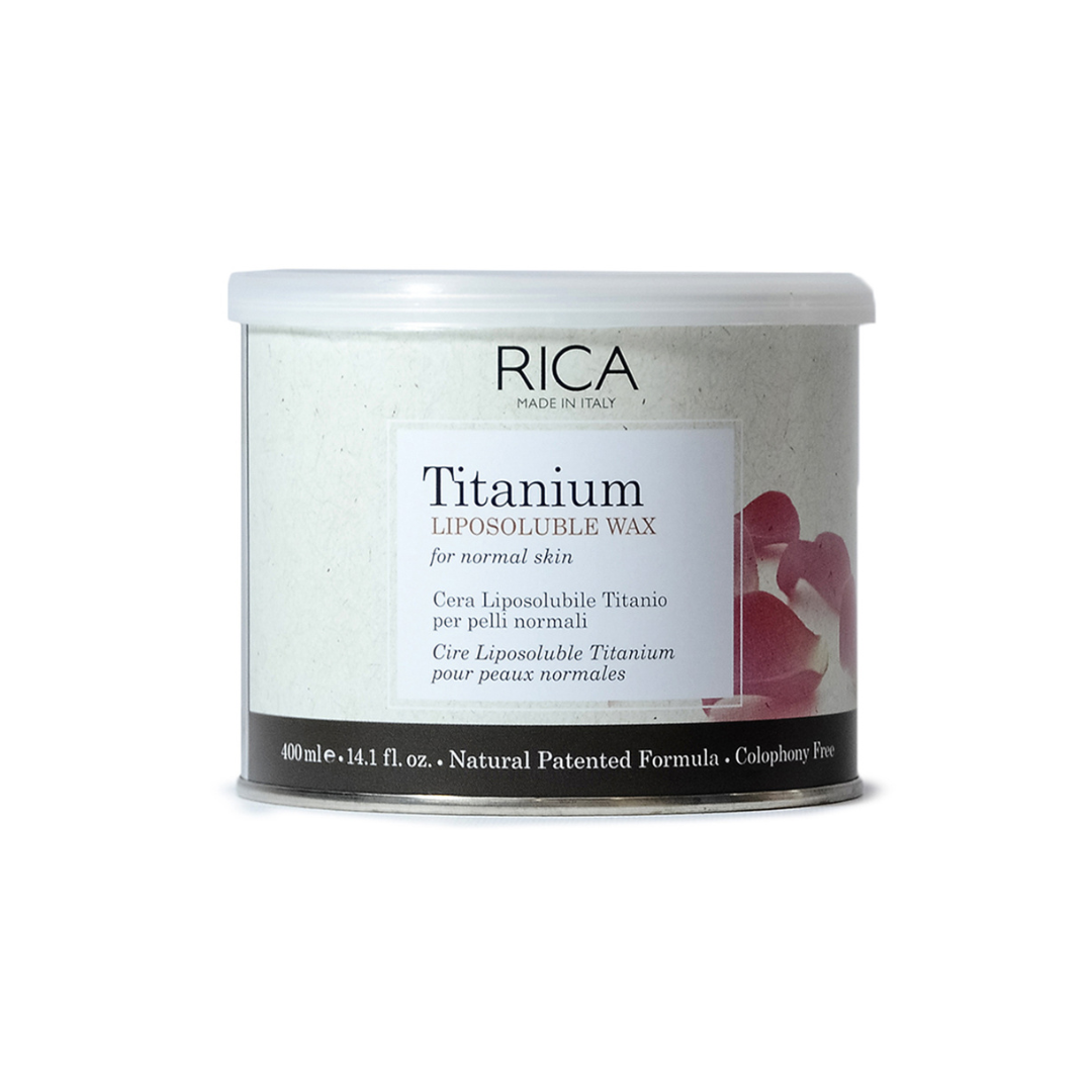 RICA CERA LIPO TITANIO ROSA 400 ML