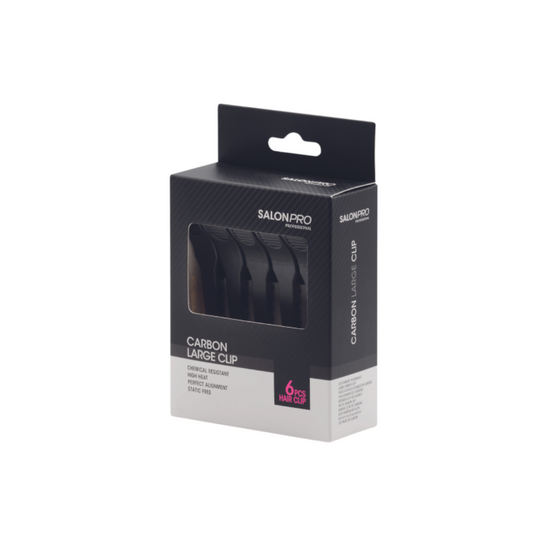 MAXI CLIP DENTATA IN PLASTICA BLACK 6PZ 401.566