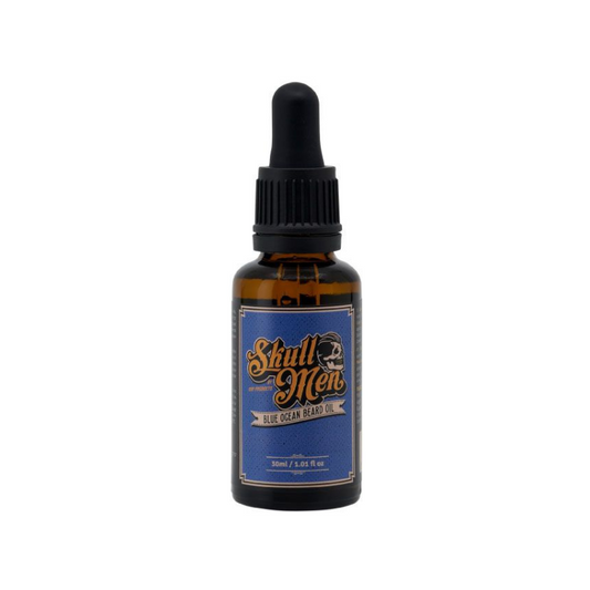 OLIO BARBA SKULL MEN BEARD OIL BLUE OCEAN 30ML