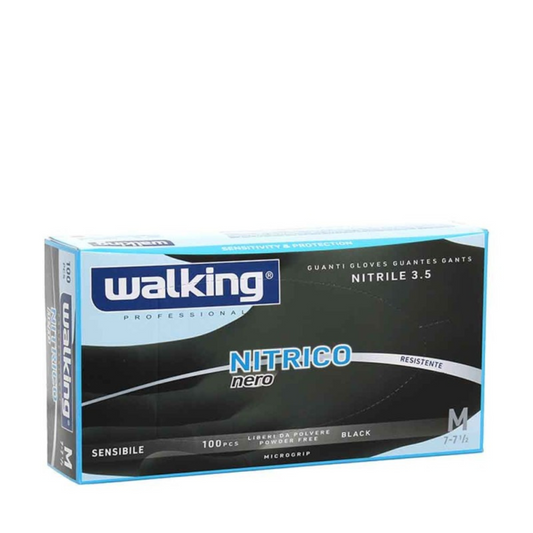 AXIMA WALKING GUANTI NITRILE NERO 100PZ L