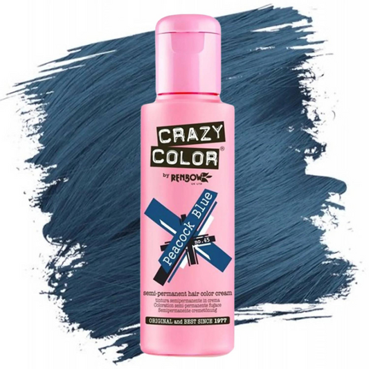 CRAZY COLOR 45 PEACOCK BLUE 100ML