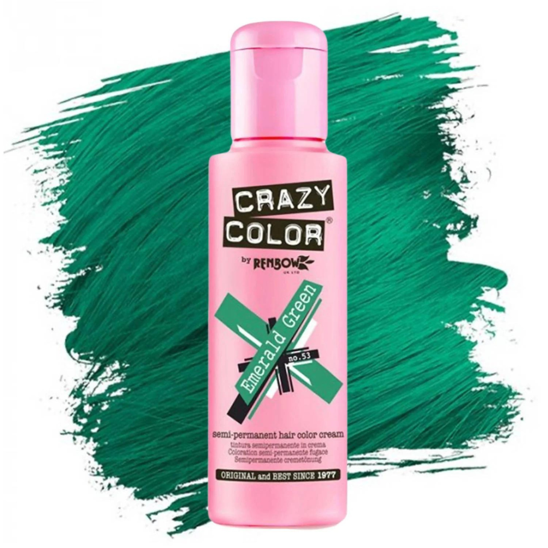 CRAZY COLOR 53 EMERALD GREEN 100ML