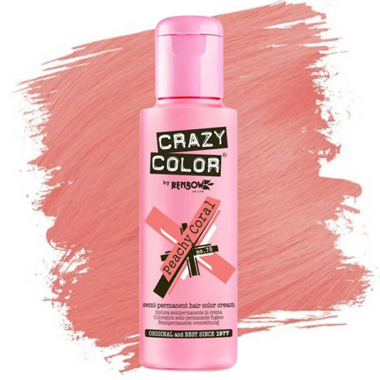 CRAZY COLOR 70 PEACHY CORAL 100ML